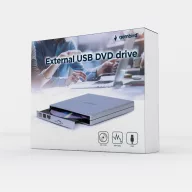 GEMBIRD külső DVD meghajtó ezüst USB 2.0