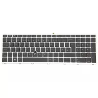   HP ProBook 455 G5, 470 G5,  650 G5 gyári új UK angol keretes háttér-világításos billentyűzet