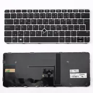   HP EliteBook 725 820 - G3 G4 gyári új ezüst US angol billentyűzet