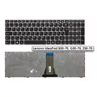   Lenovo IdeaPad B50-70, G50-70, Z50-70 gyári új ezüst magyar billentyűzet