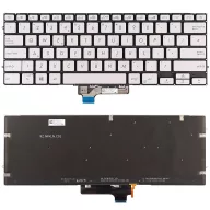   Asus ZenBook UM431DA UX431FA gyári új ezüst UK angok billentyűzet háttérvilágítással