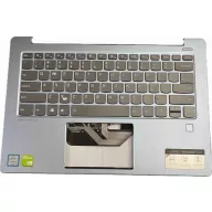   Lenovo Ideapad 530S-14IKB gyári használt kék US billentyűzetmodul ujjlenyomatolvasóval