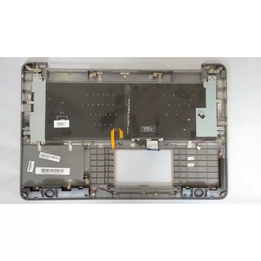 Asus UX510U, UX510UR használt magyar háttér-világításos ezüst-fekete billentyűzet modul (90NB0BW1-R30130)