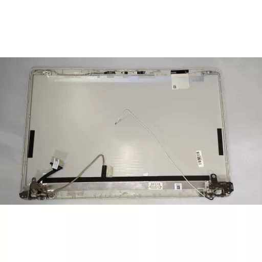 HP 15-DA0, 15-DA1, 15-DB0, 15-DB1, Pavilion 250 G7 sorozathoz használt szürke LCD kijelző hátlap, zsanér, wifi kábel, LCD kábel, webkamerával (L20434-001, L49986-001)