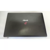  Asus ROG G501V G501VW használt fekete LCD kijelző hátlap, zsanér, wifi kábellel, webkamerával (13NB0AU3AM0601)