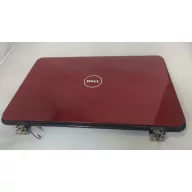   Dell Inspiron 15R M501R, N5010, M5010 használt piros LCD kijelző hátlap, zsanér, webkamerával, WiFi antennával (0DHTXG, DHTXG)