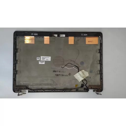 Dell Latitude E7250 használt fekete LCD kijelző hátlap, zsanér, webkamera, Wifi kábellel (0TWKC5, TWKC5)