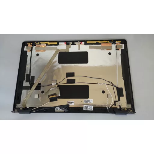 Dell Latitude 5400, E5400 használt fekete LCD kijelző hátlap, zsanér, webkamera, LCD kábel, Wifi kábellel (6P6DT, 06P6DT)