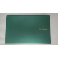   Asus VivoBook S14 / S15 S533F használt türkiz LCD kijelző hátlap webkamera, zsanér, Wifi kábellel