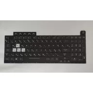   Asus TUF Gaming F15 FX506HC, FX506HCB, FX506HE, FX506HEB, FX506HF, FX506IHR, FX566HC gyári új keret nélküli magyar billentyűzet háttérvilágítással