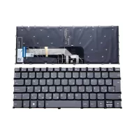   Lenovo Flex 5 14ABR8, 5 14IRU8, Flex 7 14IAU7, 7 14IRU8 gyári új szürke magyar keret nélküli billentyűzet háttérvilágítással (SN21B40986)