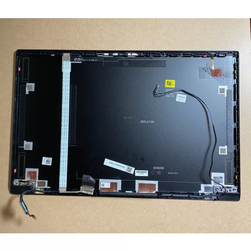 Lenovo ThinkPad E15 Gen 3 (Type 20YG, 20YH, 20YJ, 20YK) gyári használt LCD kijelző hátlap kamerával, wifi és LCD kábellel (CB1H92451, 5C20W42992)