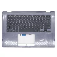   Asus VivoBook Flip TP412 TP412F TP412FA 90NB0N31-R31HU1 Magyar Gyári Billentyűzet modul háttér-világítással szürke (grey)