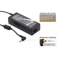 Lenovo 20V 4.5A (90W) utángyártott laptop töltő