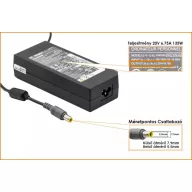 Lenovo 20V 6.75A (135W) utángyártott laptop töltő