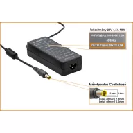   Lenovo 20V 4.5A (90W)  utángyártott laptop töltő 7,9mm x 5,5mm CP