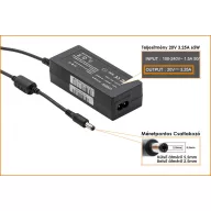   Lenovo 20V 3.25A (65W) 5,5mm x 2,5mm utángyártott laptop töltő