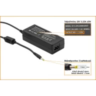   Lenovo 20V 3.25A (65W) 4.0x1.7mm utángyártott laptop töltő