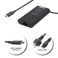  Dell 20V 4.5A / 15V 3A / 9V 3A / 5V 3A / (90W) USB-C (Type-C) gyári új laptop töltő